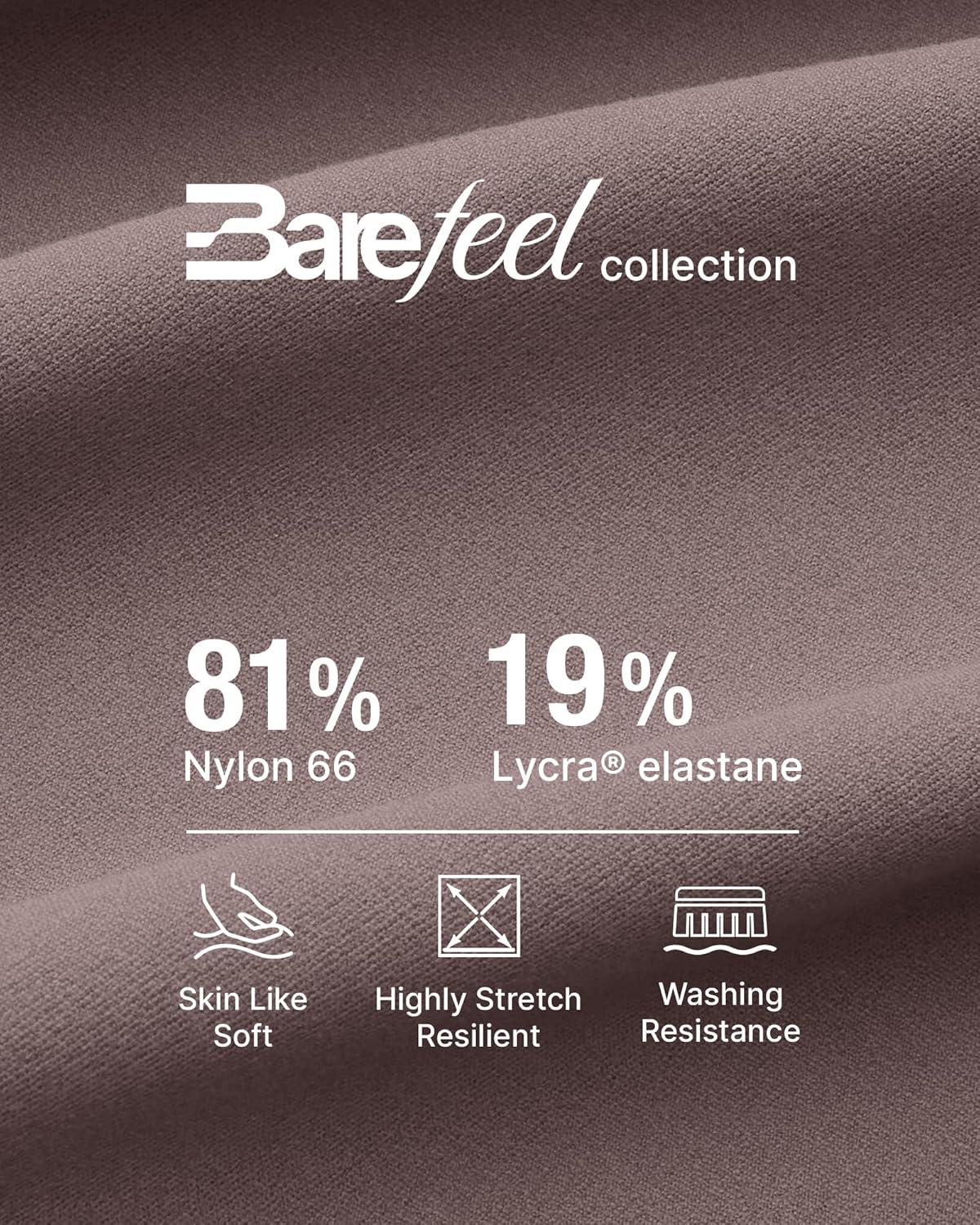 imageG4Free BareFeel Maternity Athletic Shorts with Pockets Over The Belly Workout Pants Comfy Summer Pregnancy ClothesTaupe