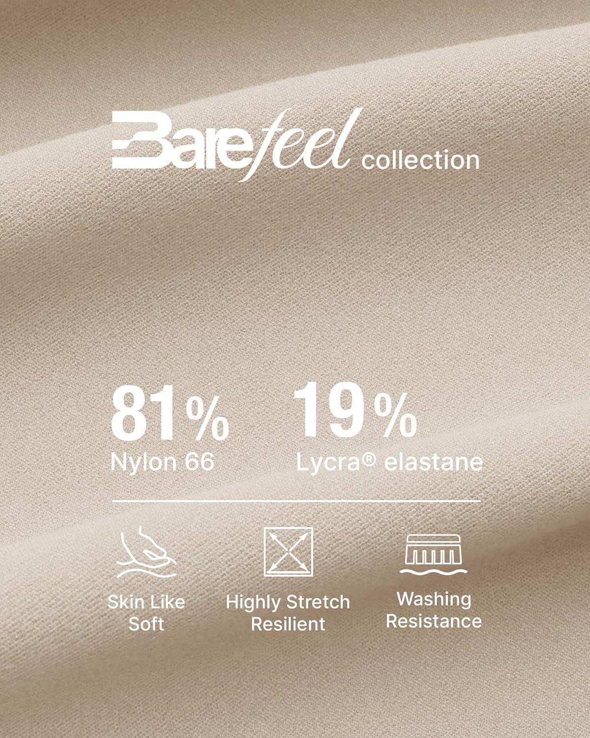 imageG4Free BareFeel Maternity Dress Yoga Pants Over The Belly Stretchy Work Slack Pregnancy Wide Leg Lounge TrousersLight Khaki