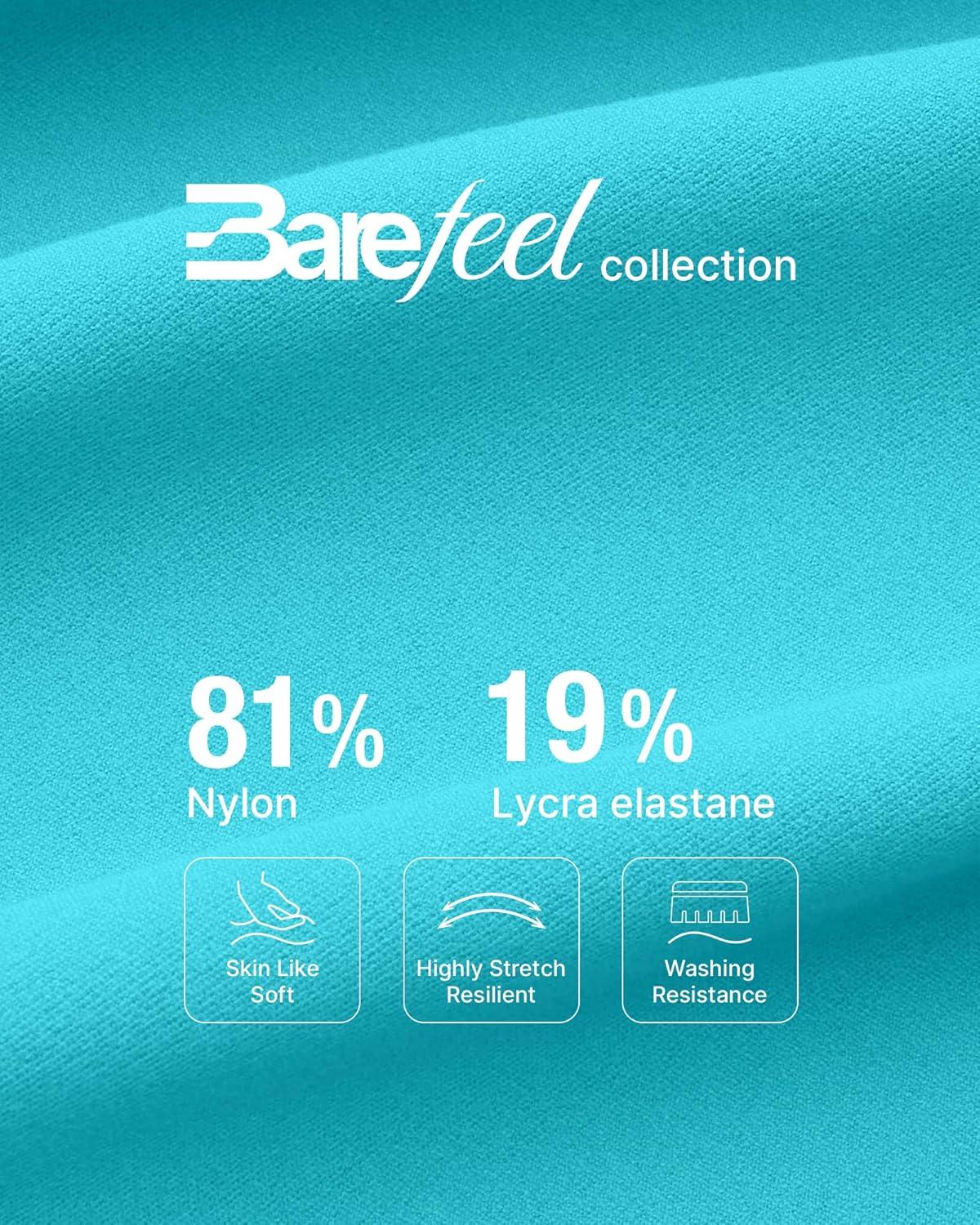imageG4Free BareFeel Maternity Tennis Skirt with 2 Pockets Inner Shorts Over The Belly Stretchy Pregnancy Workout Skorts GolfSky Blue