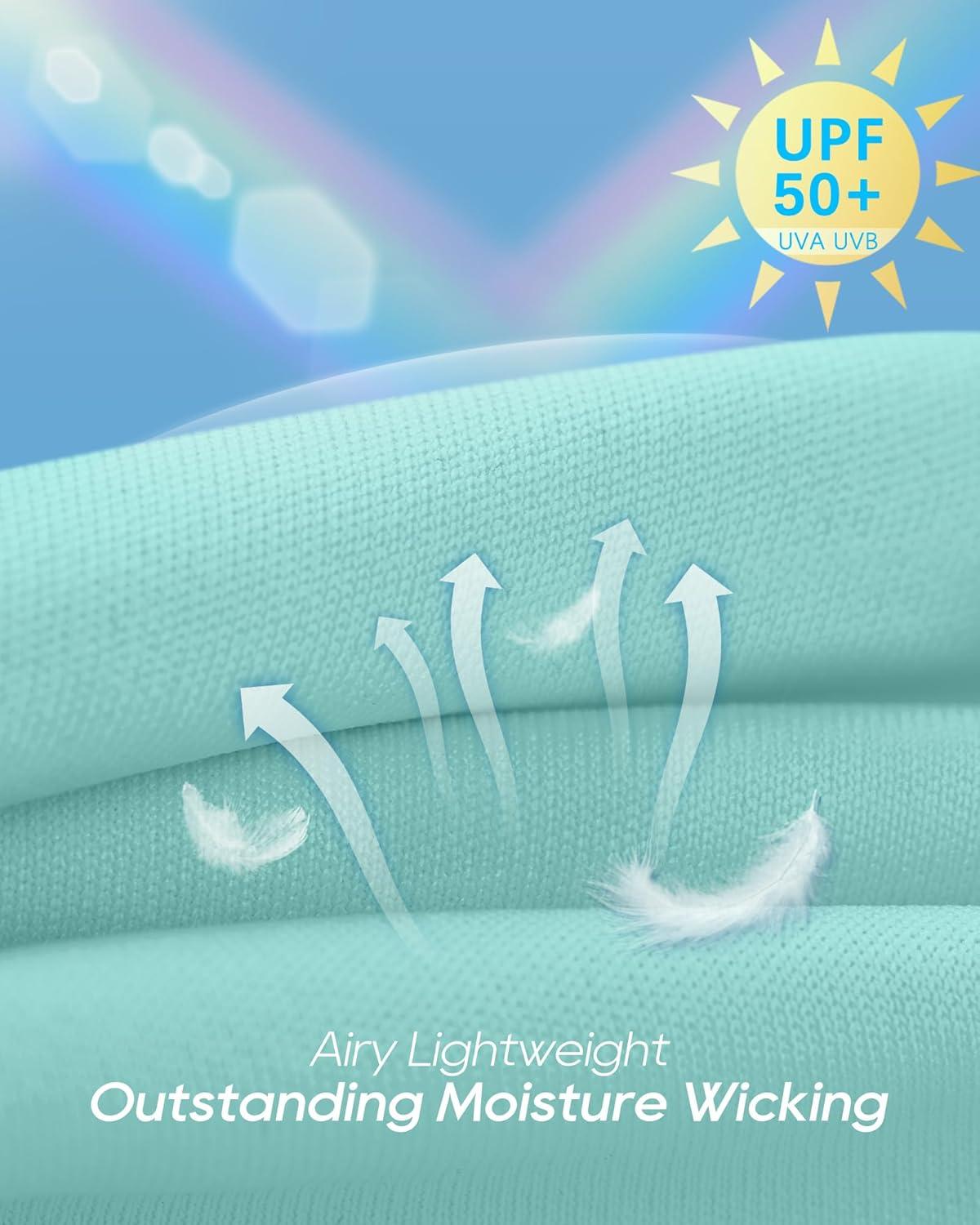 imageG4Free Lightweight Cardigans for Women UPF 50 Long Sleeve Sun Shirts Open Front Summer Cover Ups UV ProtectionLight Blue