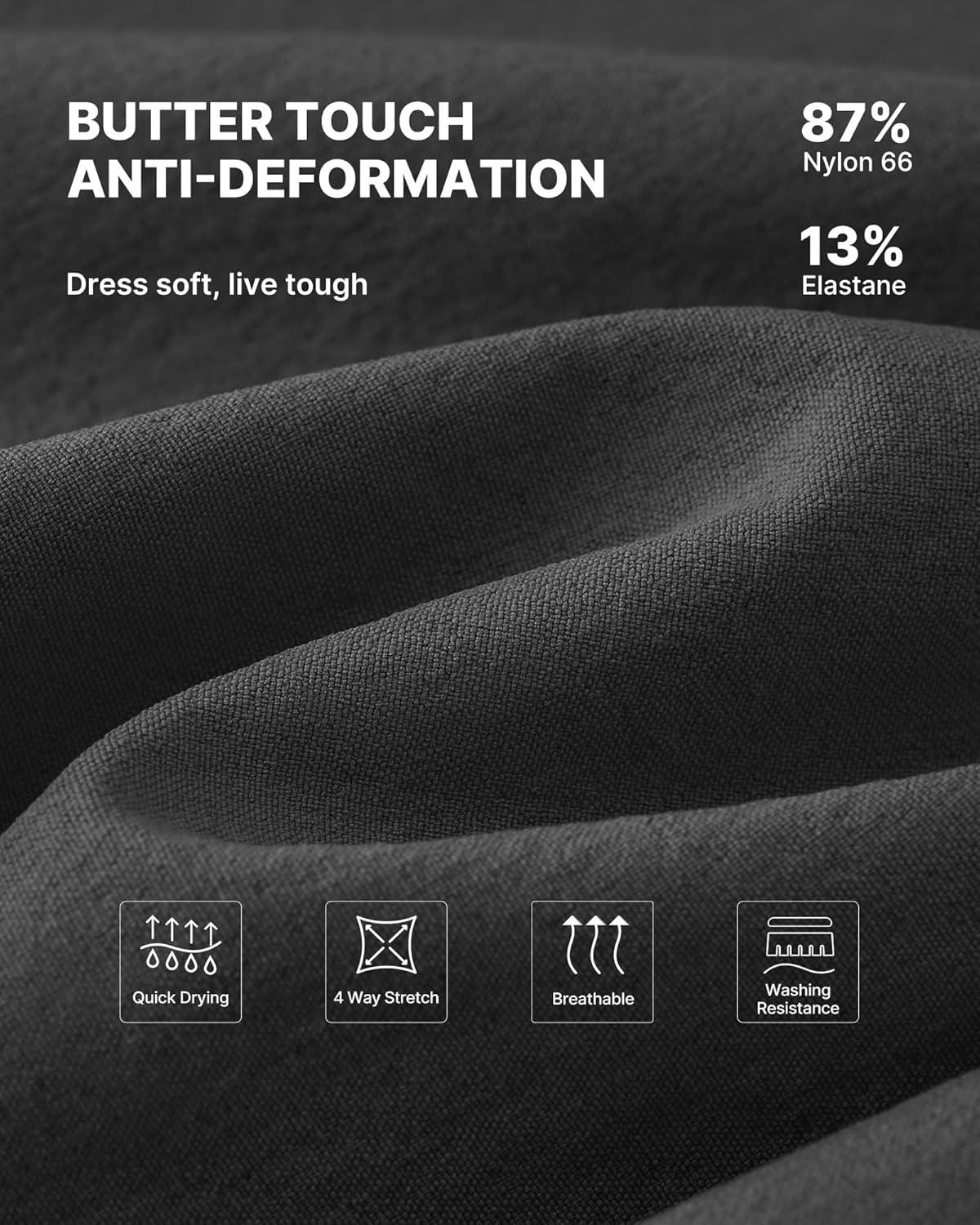 imageG4Free Lightweight Wide Leg Ankle Pants for Women High Waisted Yoga Trouser with Pockets Loose Cropped Travel PantBlack