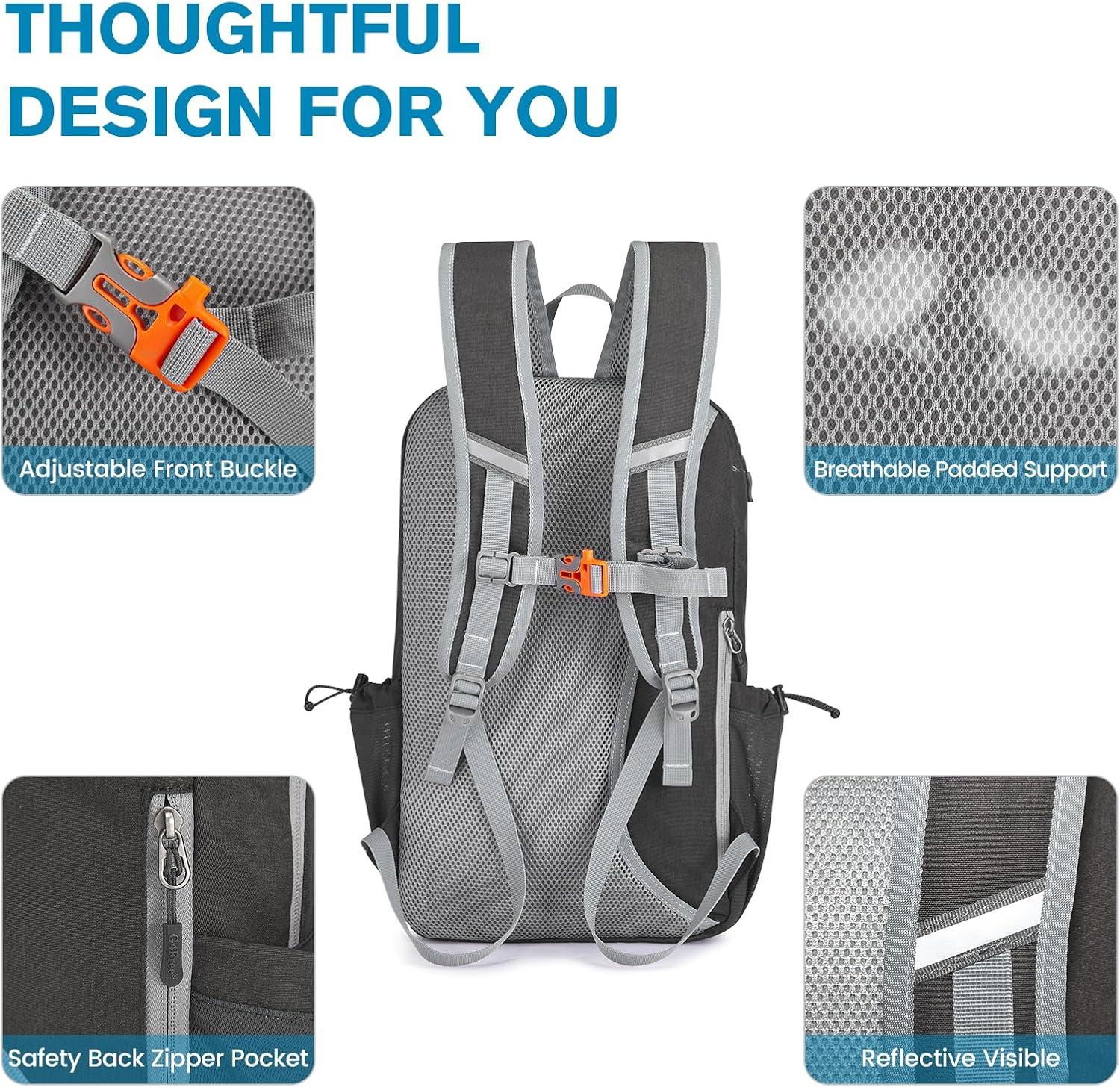 imageG4Free Pickleball Bag Pickleball Backpack for Women and Men Padel Bag Fits 2 to 4 Paddles Gifts for Pickleball LoversDark Grey