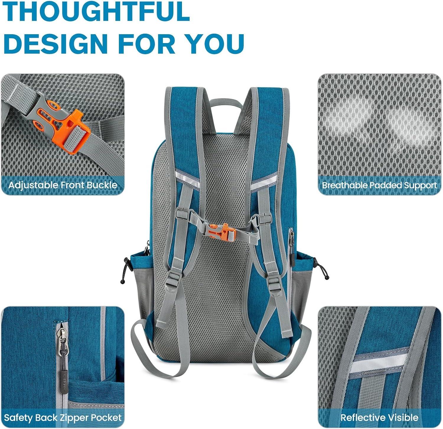 imageG4Free Pickleball Bag Pickleball Backpack for Women and Men Padel Bag Fits 2 to 4 Paddles Gifts for Pickleball LoversTeal Blue