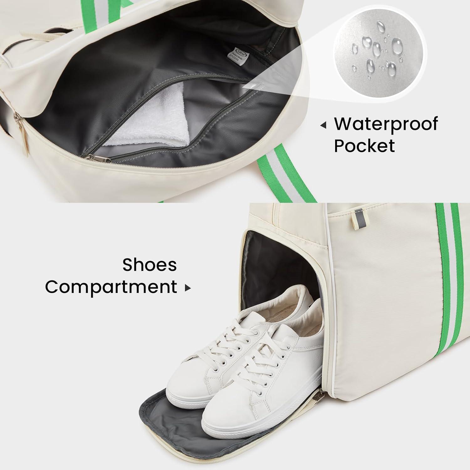 imageG4Free Pickleball Bag Pickleball Bag Tote for Women and Menivory  Green