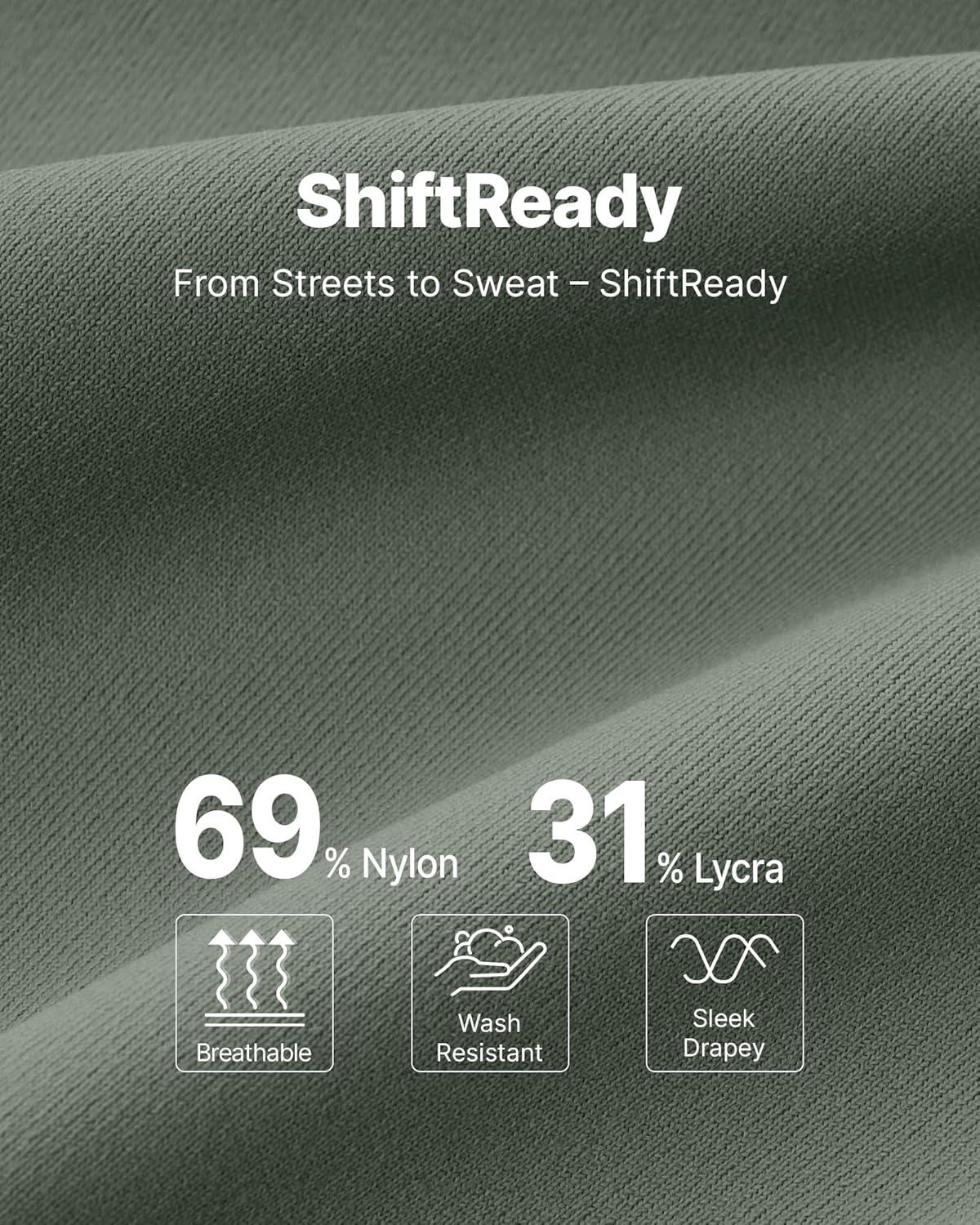 imageG4Free ShiftReady Women Shorts Dressy Casual 2025 Trendy Summer High Waisted Tailored Trouser Shorts with PocketsGray Sage