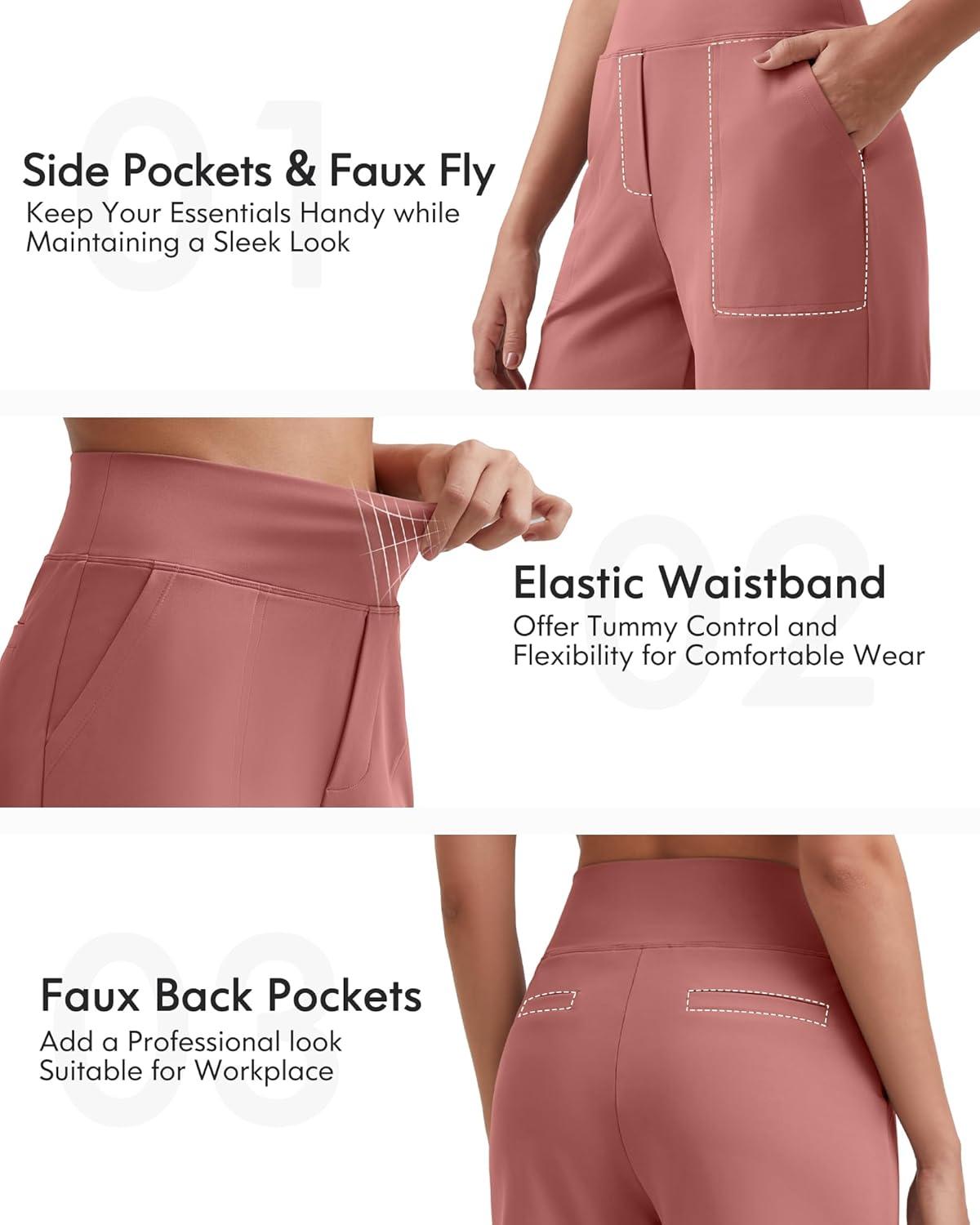 imageG4Free Womens 5 Athletic Shorts High Waisted Running Yoga Shorts Summer Casual Shorts with PocketsCameo