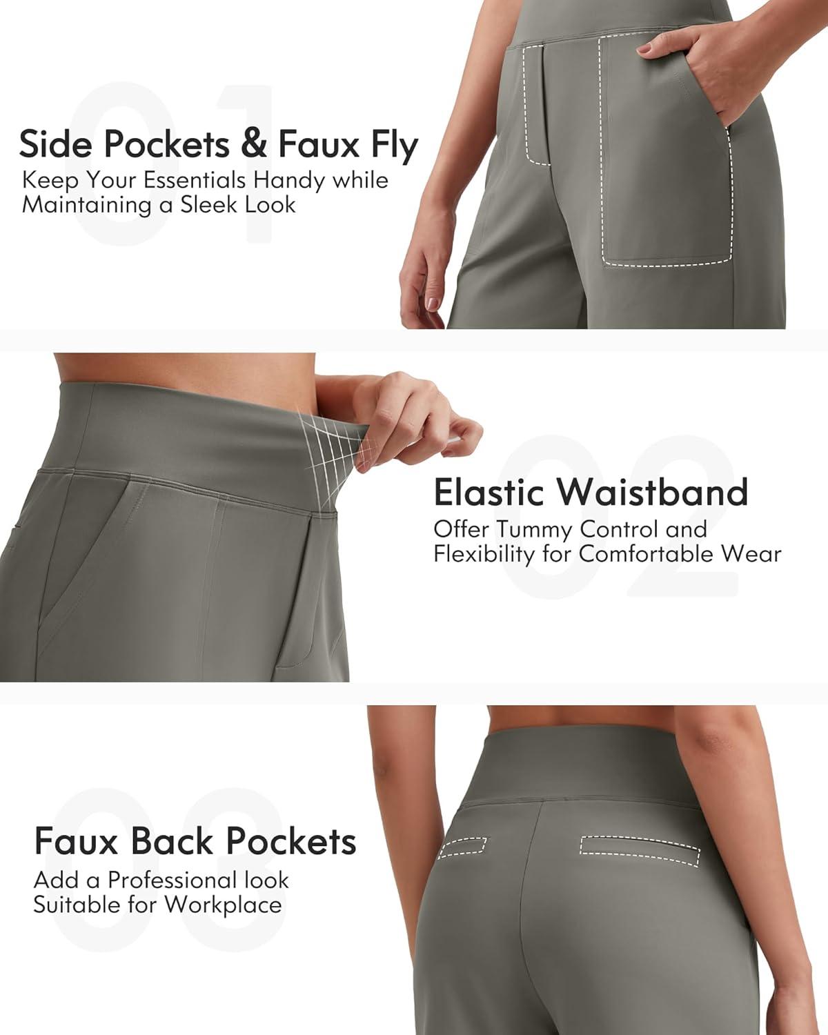 imageG4Free Womens 5 Athletic Shorts High Waisted Running Yoga Shorts Summer Casual Shorts with PocketsMocha Brown