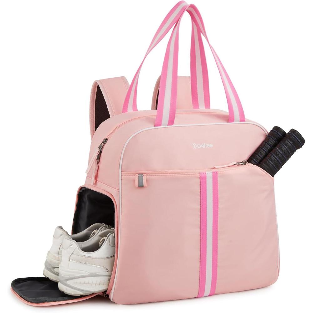 imageG4Free Pickleball Bag Pickleball Bag Tote for Women and MenPink