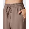 imageG4Free Athletic Wide Leg Sweatpants Yoga Pants with Pockets Drawcord Casual Lounge PantsMocha Cream