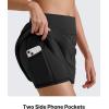 imageG4Free BareFeel 15quot Tennis Skirts for Women High Waisted A Line Casual Athletic Golf Skorts Inner Shorts with 2 PocketsBlack