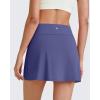 imageG4Free BareFeel 15quot Tennis Skirts for Women High Waisted A Line Casual Athletic Golf Skorts Inner Shorts with 2 PocketsDusky Purple