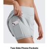 imageG4Free BareFeel 15quot Tennis Skirts for Women High Waisted A Line Casual Athletic Golf Skorts Inner Shorts with 2 PocketsGrey