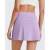 imageG4Free BareFeel 15quot Tennis Skirts for Women High Waisted A Line Casual Athletic Golf Skorts Inner Shorts with 2 PocketsLight Purple