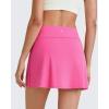 imageG4Free BareFeel 15quot Tennis Skirts for Women High Waisted A Line Casual Athletic Golf Skorts Inner Shorts with 2 PocketsRose Pink