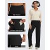 imageG4Free BareFeel High Stretch Yoga Pants Women Soft High Waisted Casual Wide Leg Pants with PocketsBlack