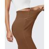 imageG4Free BareFeel High Stretch Yoga Pants Women Soft High Waisted Casual Wide Leg Pants with PocketsDark Coffee