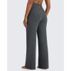 imageG4Free BareFeel High Stretch Yoga Pants Women Soft High Waisted Casual Wide Leg Pants with PocketsDark Grey