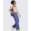 imageG4Free BareFeel High Stretch Yoga Pants Women Soft High Waisted Casual Wide Leg Pants with PocketsDusky Purple