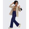 imageG4Free BareFeel High Stretch Yoga Pants Women Soft High Waisted Casual Wide Leg Pants with PocketsRoyal Blue