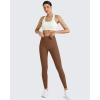 imageG4Free BareFeel High Waisted ClassicSeamless Lounge Leggings Soft Workout Yoga Pants for Women with Pockets 20quot25quot27quot29quotDark Coffeeseamless
