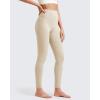imageG4Free BareFeel High Waisted ClassicSeamless Lounge Leggings Soft Workout Yoga Pants for Women with Pockets 20quot25quot27quot29quotLight Khaki