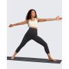 imageG4Free BareFeel Maternity Leggings with Pockets Over The Belly Stretchy Workout Yoga Pregnancy Capri PantsBlack
