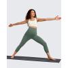 imageG4Free BareFeel Maternity Leggings with Pockets Over The Belly Stretchy Workout Yoga Pregnancy Capri PantsGray Sage