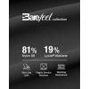 imageG4Free BareFeel Maternity Leggings with Pockets Over The Belly Stretchy Workout Yoga Pregnancy PantsBlack