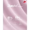 imageG4Free BareFeel Maternity Long Sleeve T Shirts Crewneck Ruches Pregnancy Workout Tops with Thumbholes Altheltic Yoga TeeBlush