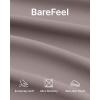 imageG4Free Barefeel Built in Bra Workout Tops for Women Removable Pads Longline Sport Bras Racerback Athletic Tank Yoga GymTaupe