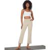 imageG4Free Flare Yoga Pants Women Ankle Casual Pants with Pockets Strechy Bootcut Wide Leg Dress Pants PetiteRegualrTallKhaki