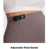 imageG4Free Fleece Lined Maternity Yoga Pants Over The Belly Stretchy Wide Leg Warm Pregnancy Work Trousers with PocketsTaupe