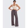 imageG4Free Flurrylux Fleece Lined Sweatpants Women Cotton Wide Leg Pants with Pockets Lounge CasualTaupe