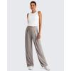 imageG4Free Lightbreeze Workout Tank Tops for Women Side Ruched Sleeveless High Neck Crop Top Summer Athletic Gym ShirtsWhite