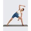 imageG4Free Maternity Biker Shorts with Pockets Over The Belly Legging 5quot Pregnancy Yoga Pants Athletic WorkoutBlue Gray