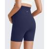 imageG4Free Maternity Biker Shorts with Pockets Over The Belly Legging 5quot Pregnancy Yoga Pants Athletic WorkoutRoyal Blue