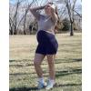 imageG4Free Maternity Biker Shorts with Pockets Over The Belly Legging 5quot Pregnancy Yoga Pants Athletic WorkoutRoyal Blue