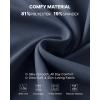 imageG4Free Maternity Jumpsuits Adjustable Strap Overalls Pregnancy Wide Leg Rompers with PocketsDark Navy