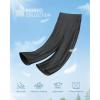 imageG4Free Ribbed Wide Leg Yoga Pants for Women Drawstring Elastic Waist Loose Casual Capris with PocketsBlack