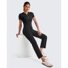 imageG4Free ShiftReady Womens Ankle Dress Yoga Pants with Pockets Stretchy Business Casual Slacks Work Trousers Travel PantBlack