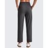 imageG4Free ShiftReady Womens Ankle Dress Yoga Pants with Pockets Stretchy Business Casual Slacks Work Trousers Travel PantDark Gray