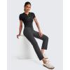 imageG4Free ShiftReady Womens Ankle Dress Yoga Pants with Pockets Stretchy Business Casual Slacks Work Trousers Travel PantDark Gray