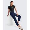 imageG4Free ShiftReady Womens Ankle Dress Yoga Pants with Pockets Stretchy Business Casual Slacks Work Trousers Travel PantDark Navy