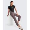 imageG4Free ShiftReady Womens Ankle Dress Yoga Pants with Pockets Stretchy Business Casual Slacks Work Trousers Travel PantTaupe
