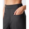 imageG4Free ShiftReady Womens Work Pants with Pockets Straight Leg Slack with Belt Loops Dress TrousersBlack