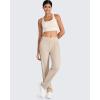 imageG4Free ShiftReady Yoga Pants Women High Waist Dress Work Pants with Pockets Straight Leg Business Casual Trousers 28quot30quot32quotLight Khaki