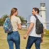 imageG4Free Sling Bag RFID Blocking Sling Backpack Crossbody Chest Bag Daypack for Hiking TravelBlackBlack