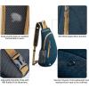 imageG4Free Sling Bag for Men Women Small Crossbody Backpack Lightweight Chest Shoulder Bags for Travel Outdoor and Sports BlackDark Blue