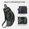 imageG4Free Sling Bag for Men Women Small Crossbody Backpack Lightweight Chest Shoulder Bags for Travel Outdoor and Sports BlackDark Grey