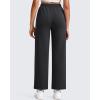 imageG4Free Smoofit Modal Soft 24quot26quot28quot Wide Leg Ankle Sweatpants for Women Elastic Waist 78 Length Golf Casual PantsBlack